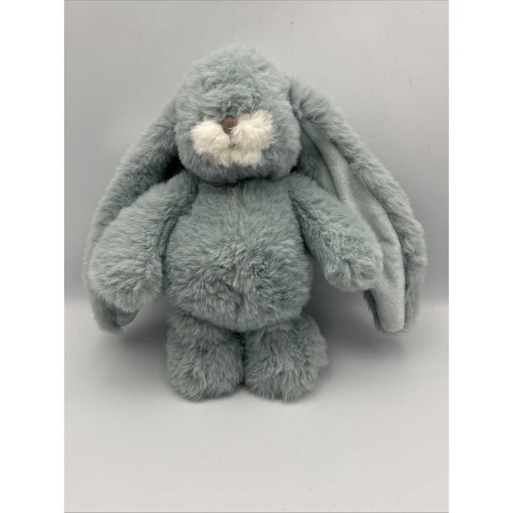 Bukowski Bunny Plush Rabbit Blue Gray Long Ears Stuffed Animal Soft Sweden Lovey